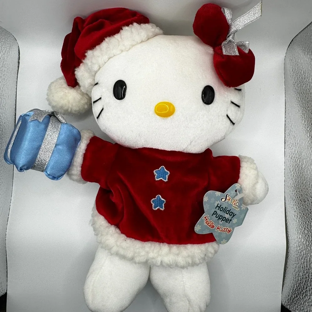 Vintage 1999 Hello Kitty Holiday Puppet Christmas Plush Sanrio Collectible - Picture 2 of 9